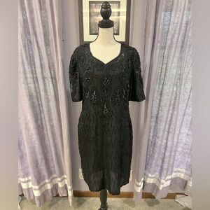 Vintage Mark & John by Gopal Silk Beaded Dress